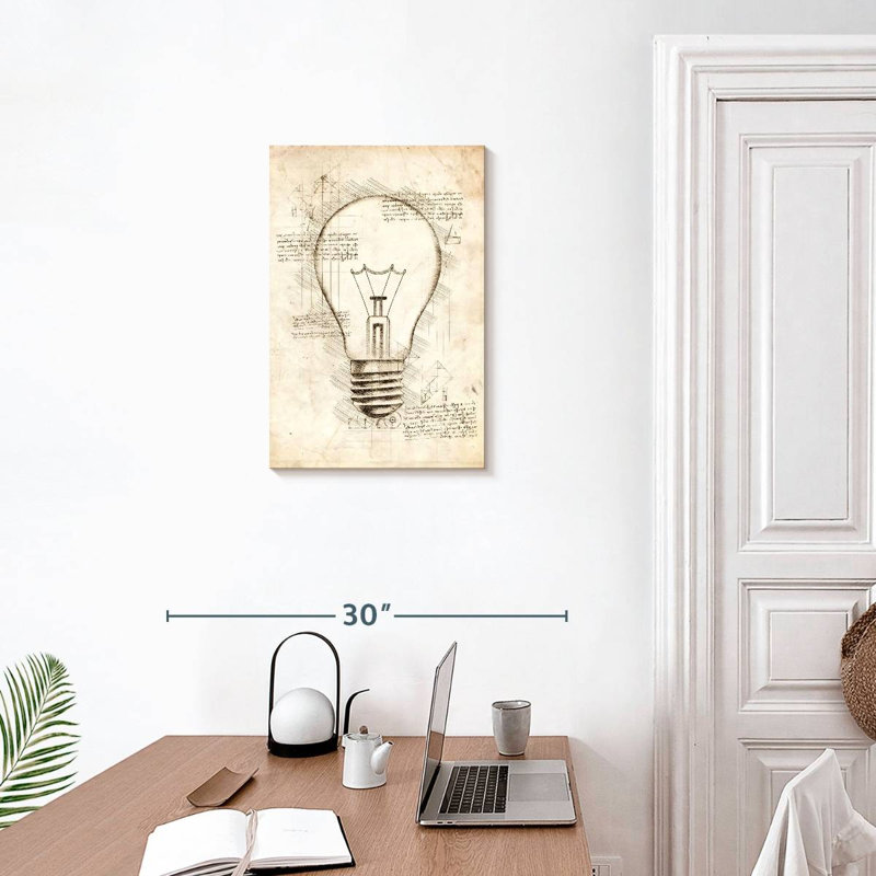 Laelle Light Bulb, 24" H x 16" W