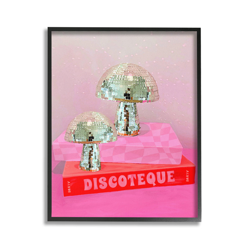Boîte de nuit, H 30 po x l 24 po, Giclée encadrée noir minuit