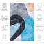 Tapis gris foncé / turquoise Bennita 837-1488802785
