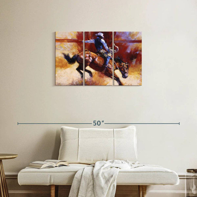 Sireci Yeehaw, 20" H x 33" W