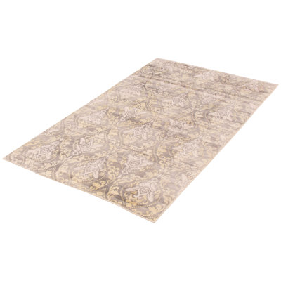 Gafton Viscose Damask Indoor Rug