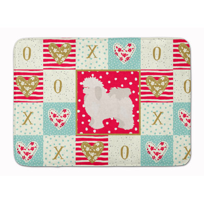 Tapis de cuisine en mousse mémoire love Shanaya