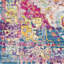Tapis rose vif/rose/bleu Tillamook-23799246