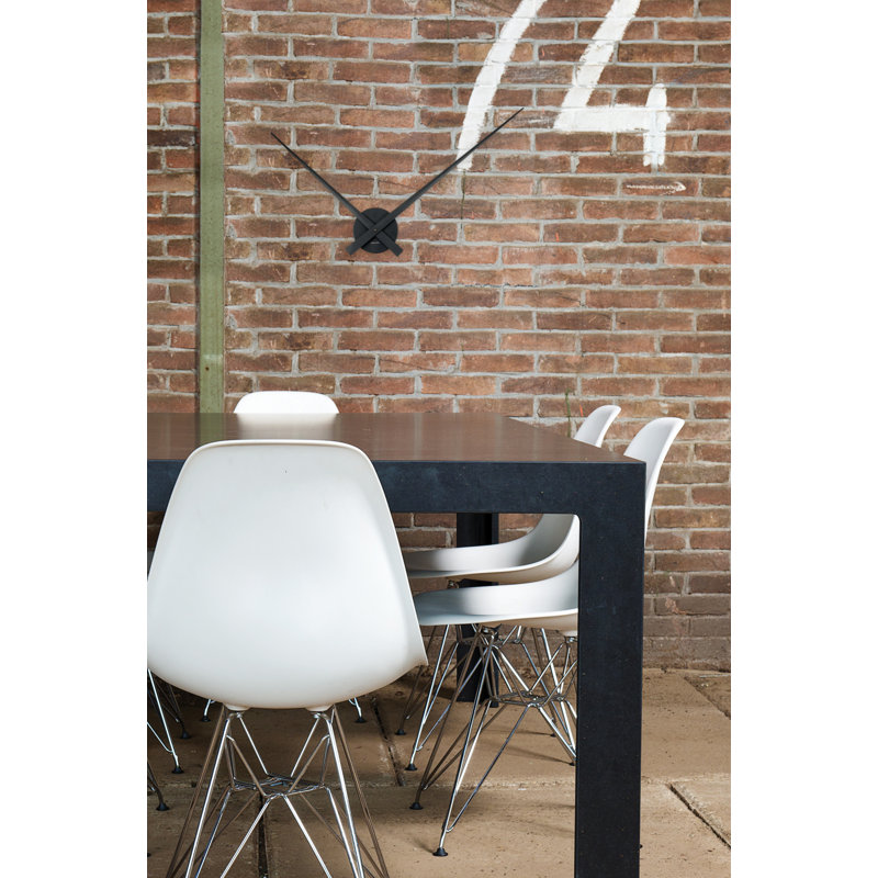 Metal Wall Clock, Black