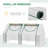 Portable Greenhouse, Garden Green House With Steel Frame And 2 Roll Up Windows
