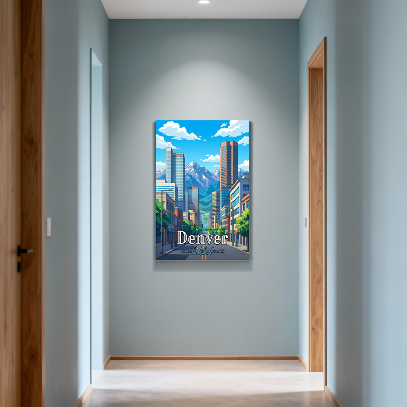 Paysages et paysages urbains Denver, H 36 po x l 24 po
