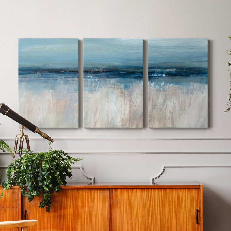 High Tide - Ensemble de 3 toiles tendues, H 48 po x l 96 po x P 1 po