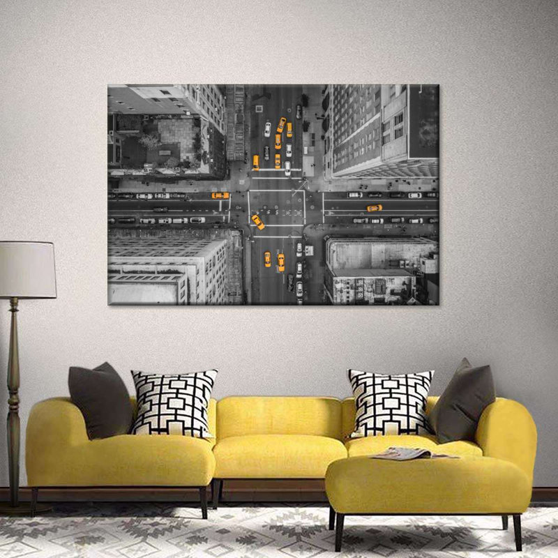 NYC Avenue Pop, reproduction sur toile tendue, H 30 po x l 45 po x P 1,25 po