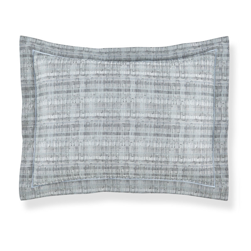 Biagio Cotton Lumbar Pillow, Rectangle, Pearl, 26" x 36"