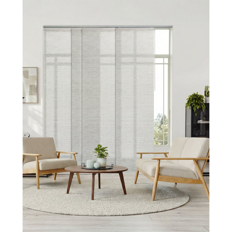 Sharmaine Artfully Formed Semi-Sheer Vertical Blind