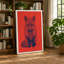 Confrontal Fox Modern - Wrapped Canvas-658601907-658601914