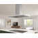Core Zephyr 36" 600 CFM Convertible Island Range Hood in Stainless Steel with LED Lighting