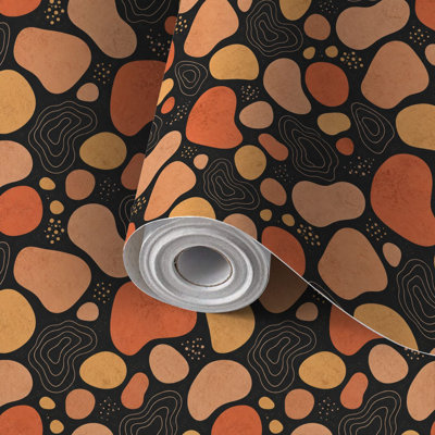 Papier peint auto-adhésif à motifs abstraits, adhésifs et amovibles, 17,7 po x 118 po (45 x 300 cm)