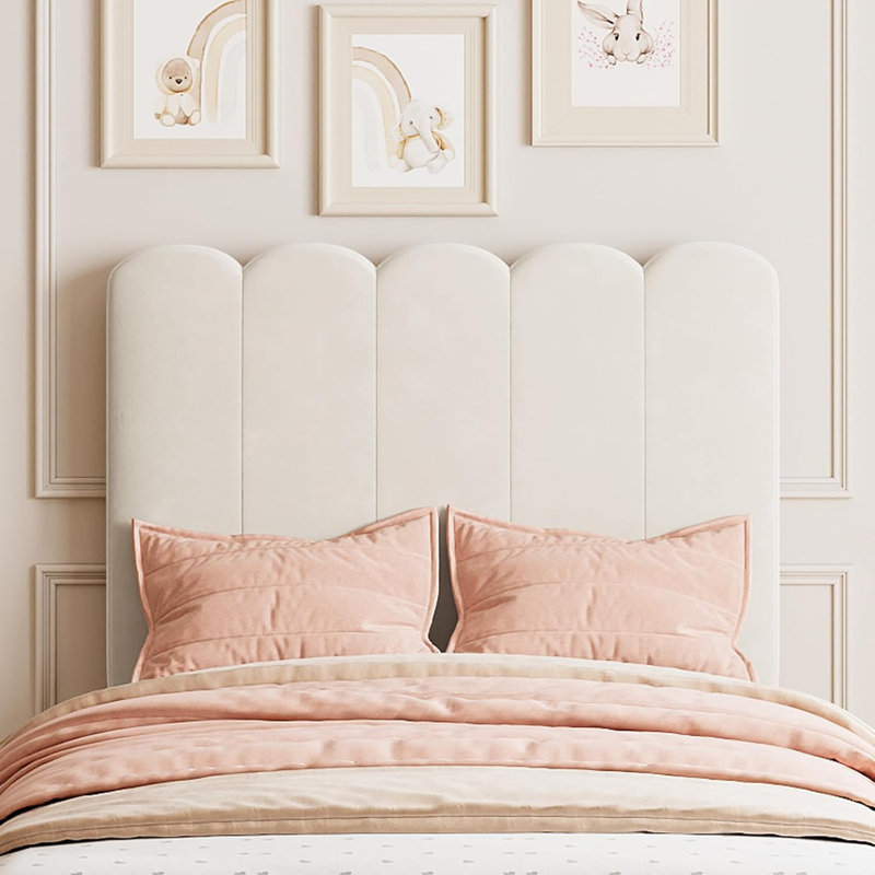 Twin Bed Frame with Storage Drawer, Beige