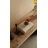 Old wood cement paint entryway table