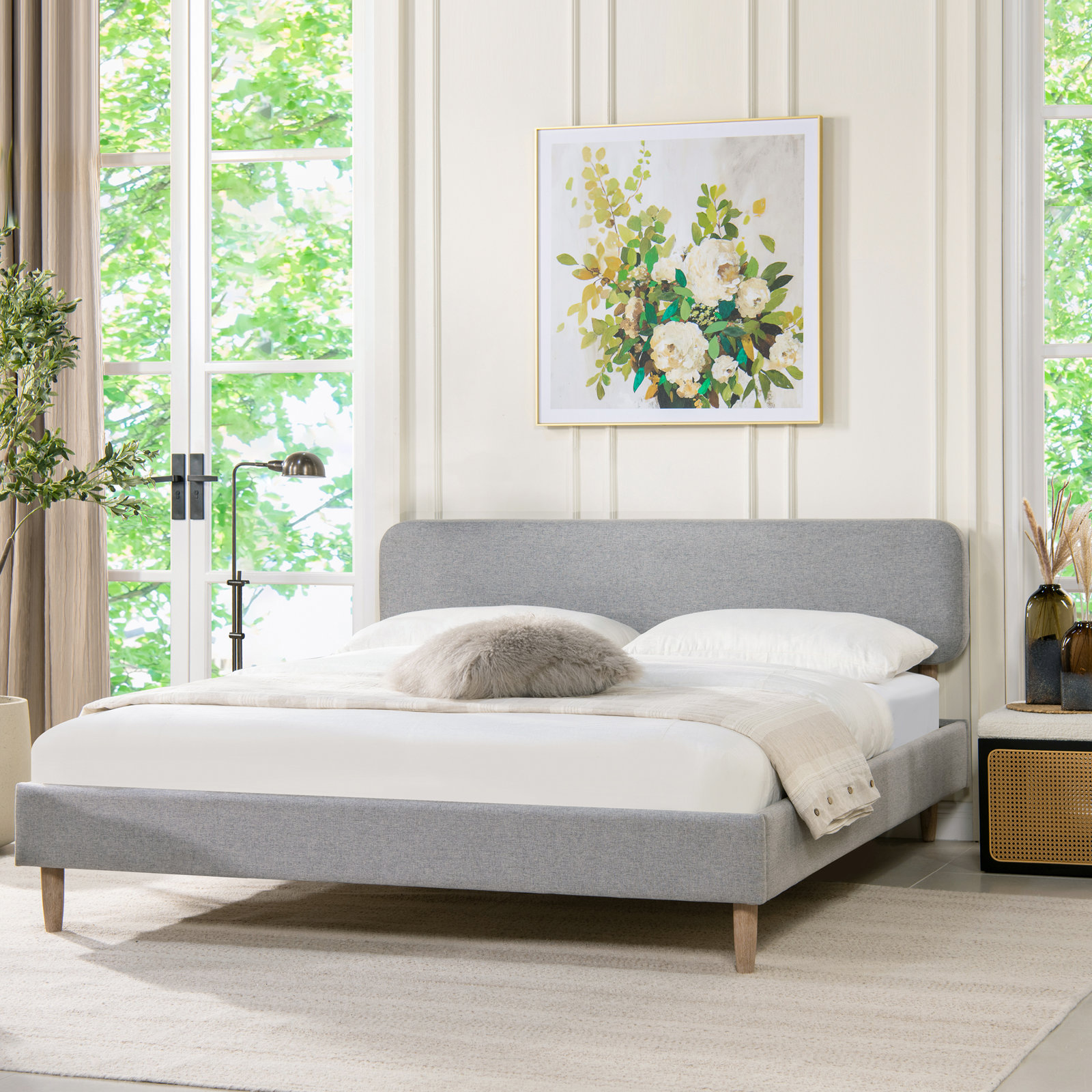 Compass Upholstered Bed, King