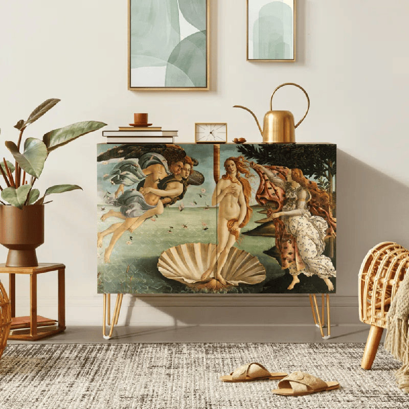 35'' Sideboard, Botanical Green
