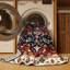 Tapis persan noir lavable à la machine-561970462