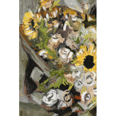 Sunflower Bouquet I by Melissa Wang - Wrapped Canvas Print