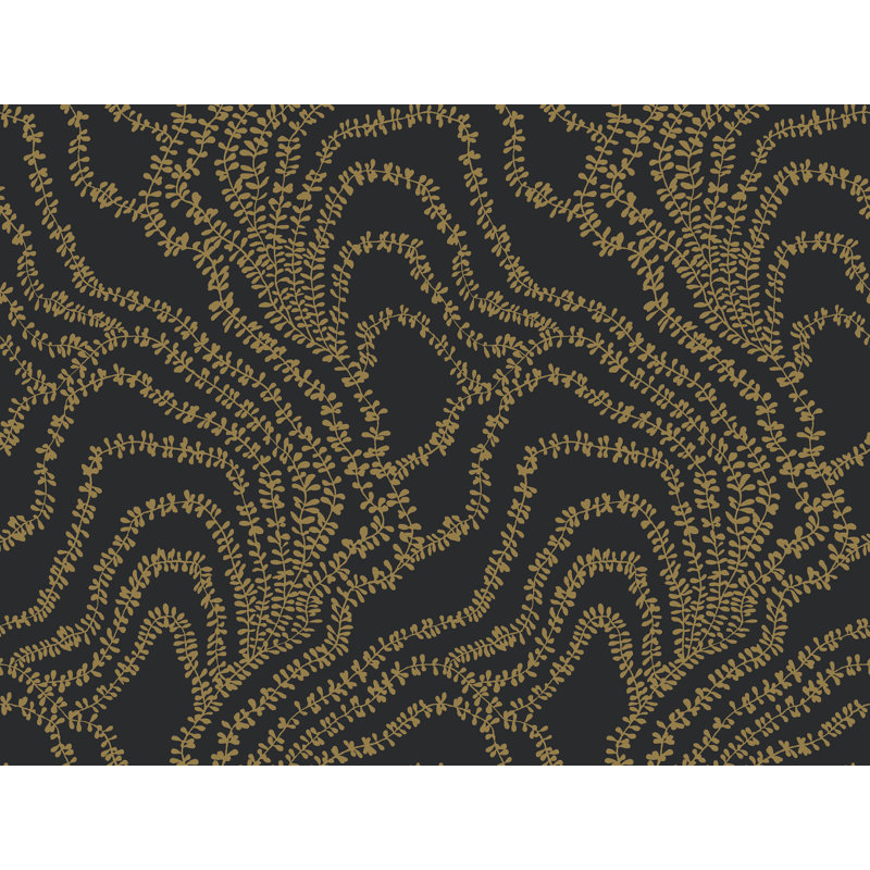 Papier peint String of Pearls, Doré