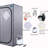 Portable Grey Steam - Home Spa Relaxation Station. 2.2L Capacity Generator. 150F Max Temp. . Remote & Timer Enabled. Foldable Chair. Waterproof Heat Insulating Fabric. , Leak-, -. 9 Gear Settings.