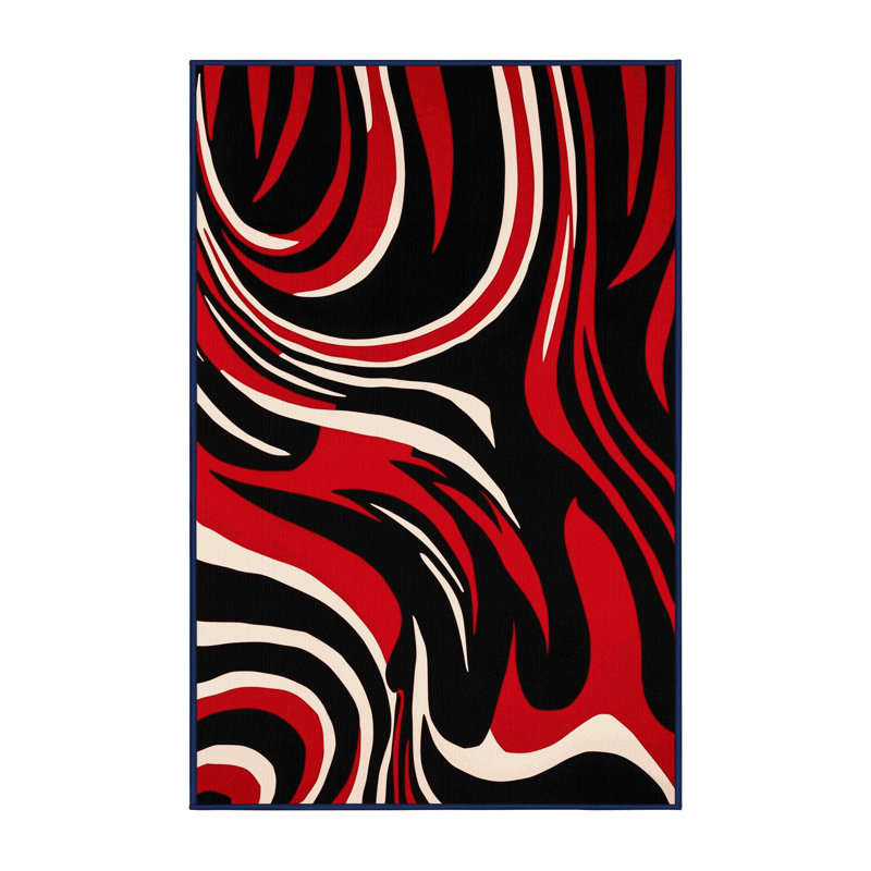 Solar Cinder Rug, Rectangle 4' x 6'
