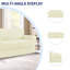 Housse de canapé en jacquard extensible 3 pièces, housse pour canapé pour 2 coussins, protecteur de meubles lavable à la machine (causeuse, ivoire)-1530418412