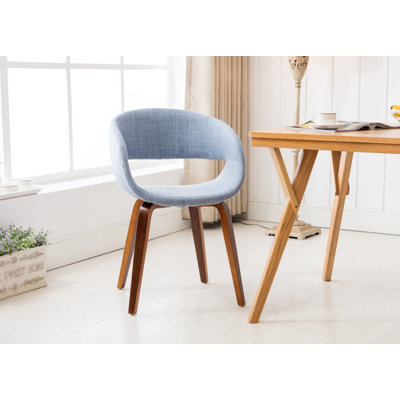Cachan Fabric Dining Chair with Beechwood Legs
