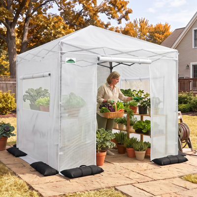 Pop Up Greenhouses 8' W x 8' D Greenhouse
