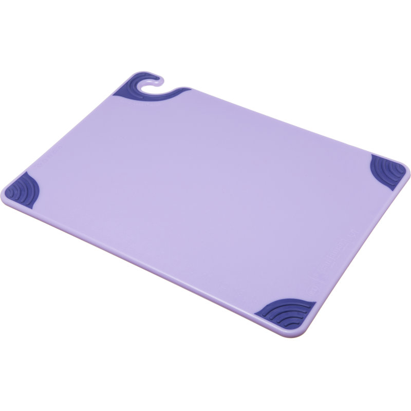 Planche à découper Saf-T-Grip, L 15 po x L 20 po, Violet