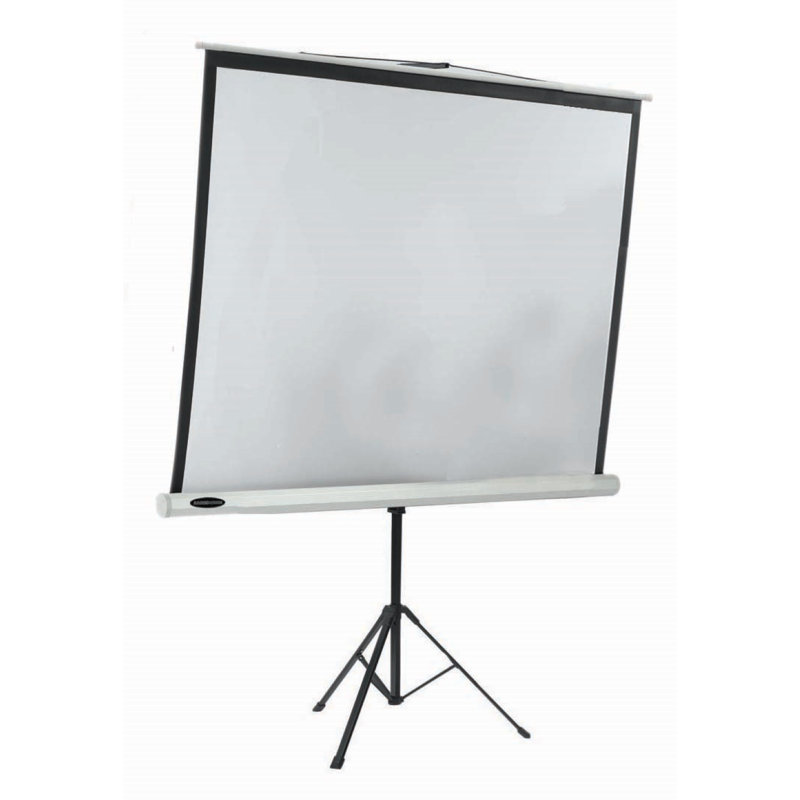 Écran portatif pour projecteur à trépied, H 50 po x l 50 po