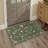 Faunawood Collection Rustic Machine Washable Green / Brown Indoor Area Rug with Non-Slip Backing-1651734612