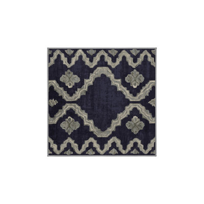 Tapis mauve lavable à la machine