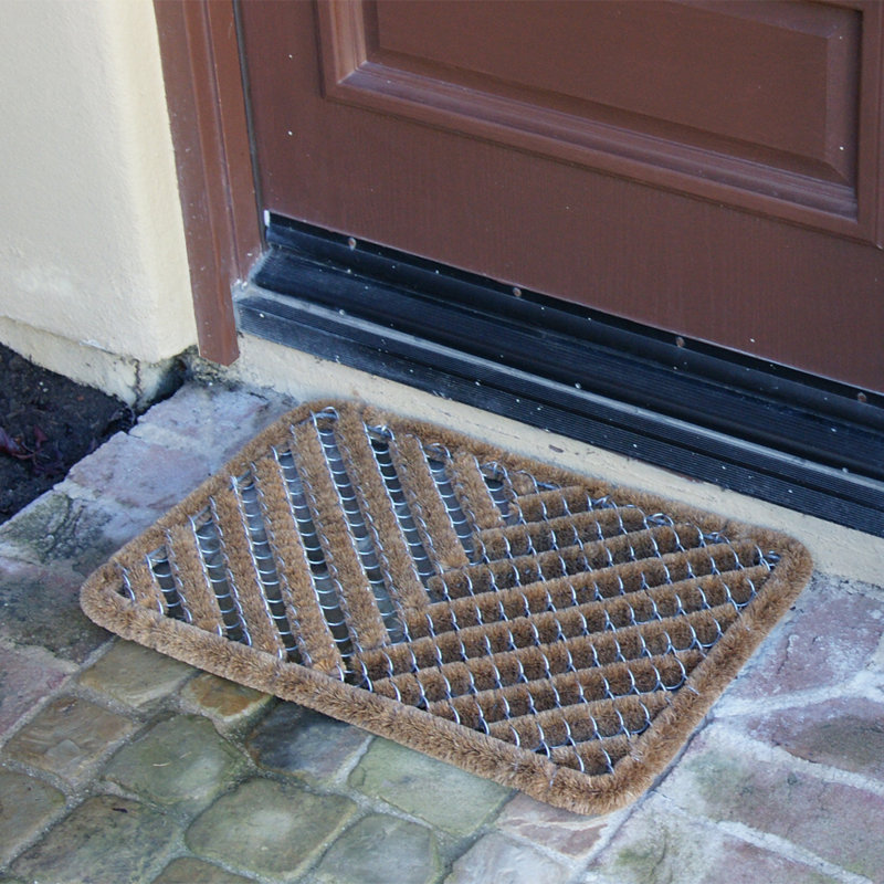 Alynia Non-Slip Chevron Outdoor Doormat