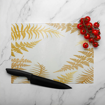 Fern Glass Chopping Board