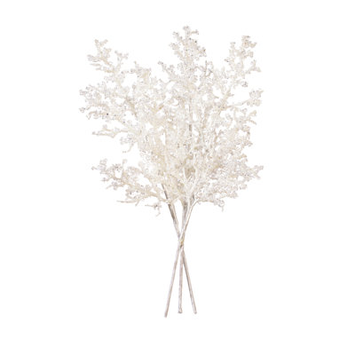 Vickerman 22" Artificial White Ice Spray 3/Bag.