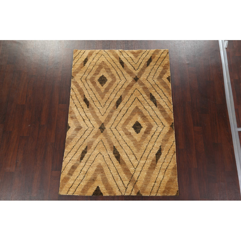 Rampaal One-of-a-Kind Area Rug Gold
