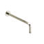 15.75" Wall Mount Shower Arm with Round Escutcheon-1707297463