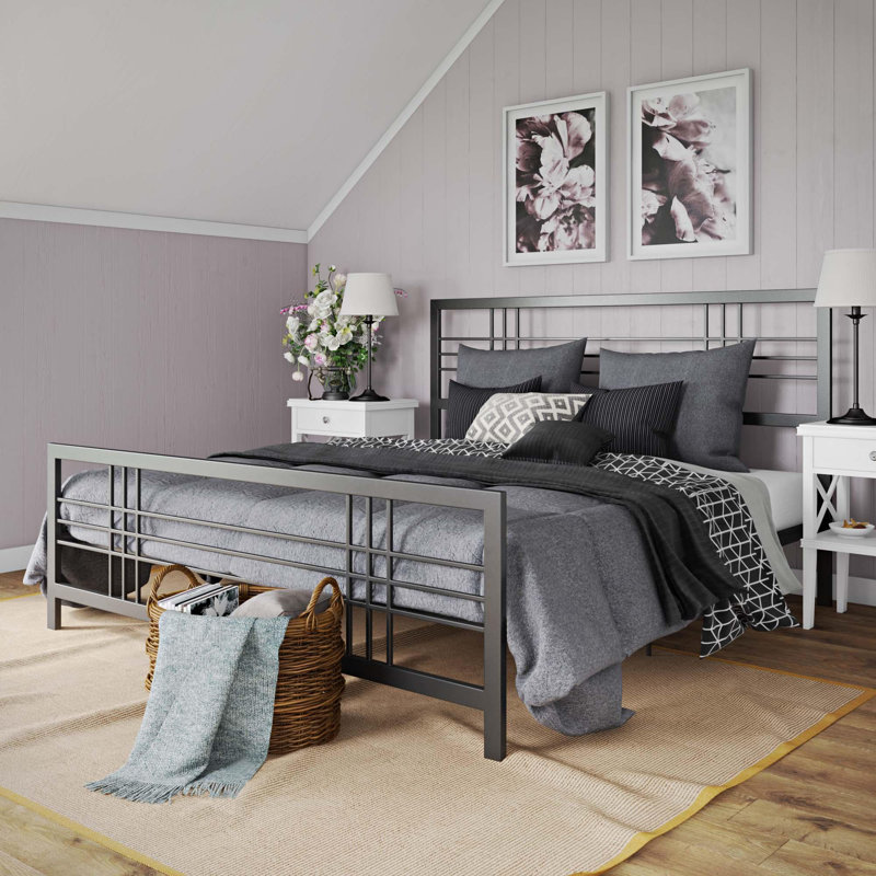 Boghos Metal Bed, Single (3')