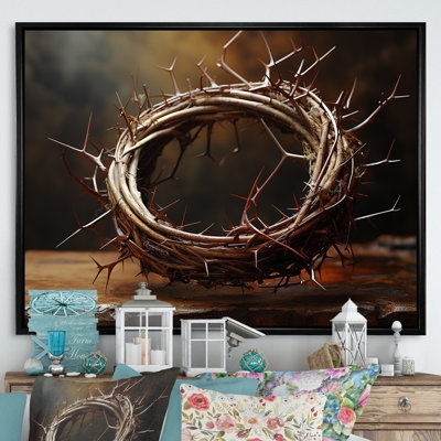 Couronne d'épines, reproduction sur toile