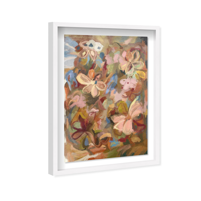 Moving Eden II Print by Oliver Gal, 37.5"H x 25.5"W, White Shadowbox