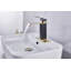 Robinet pour salle de bain à poignée simple avec drain-88740461