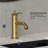 Single-Hole Single-handle Bathroom Faucet with Drain Assembly-102916189