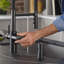 Robinet de cuisine semi-pro rétractable à double jet Catris Flexo - noir mat-83667710