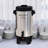 West Bend 42-Cup Polished Aluminum Urn Coffee Percolator