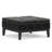 Dover 36"W Upholstered Vegan Leather Contemporary Square Coffee Table Storage Ottoman with Split Lift-Top-1251531347