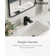FARNE Waterfall Single-Hole Single-Handle Bathroom Sink Faucet with Pop-Up Drain