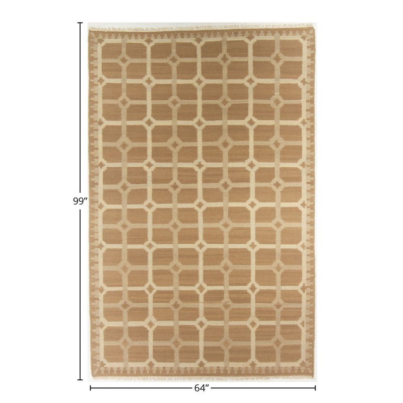 Rectangle Rectangle 5'4'' X 8'3'' Area Rug