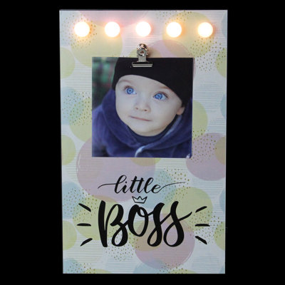 Pink Beveled Picture Frame