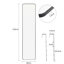 Maely Aluminum Rectangle Mirror-1734659269-1734659268
